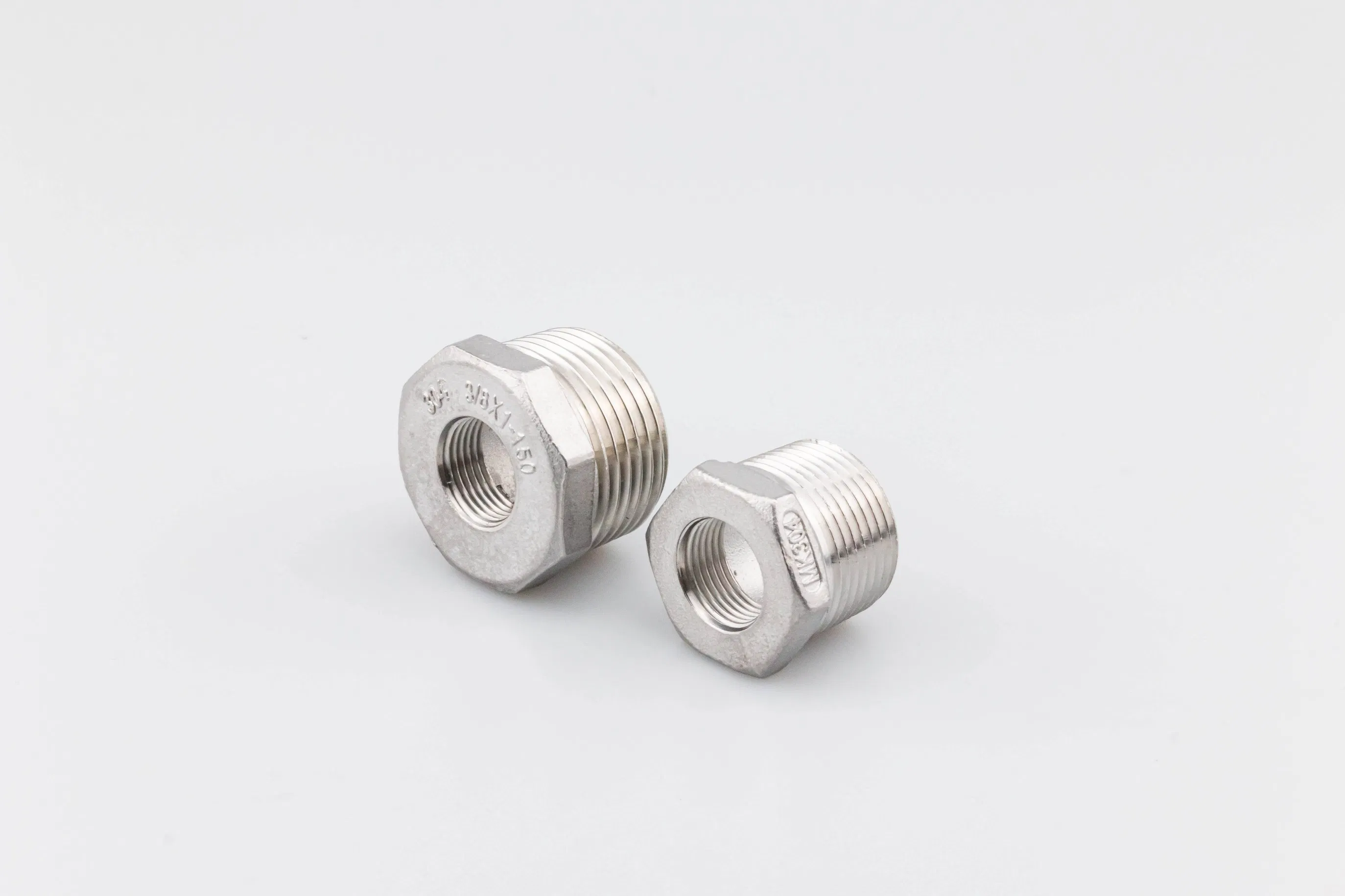 OEM Precision Stainless Steel Female Thread Reducing Bushing Equal Male Female Brass Material Head Cast Pipe Fittings