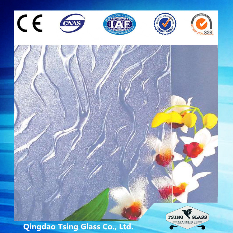 3mm 4mm 5mm 6mm Clear Patterned Glass/Decorative Glass/Building Glass