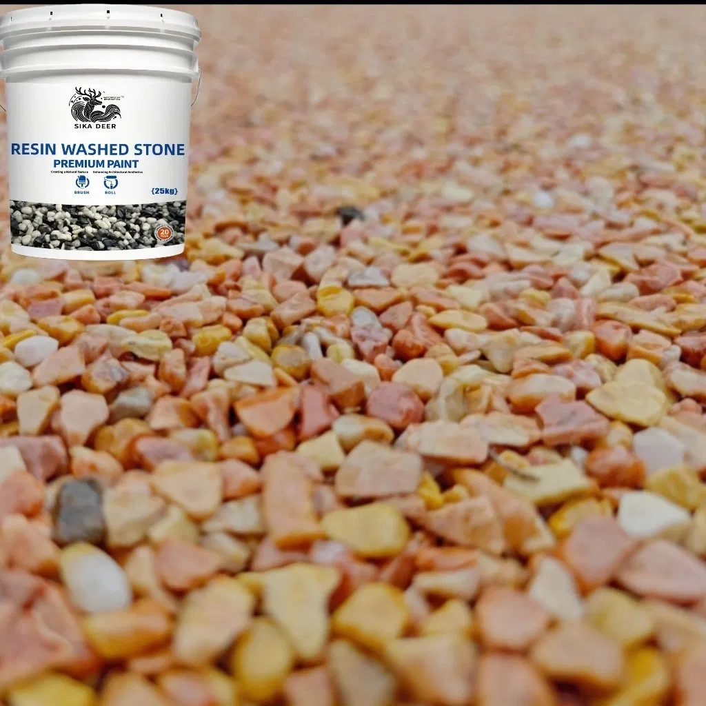 Luxurious Stone Carpet Flooring Resin Washed Stone