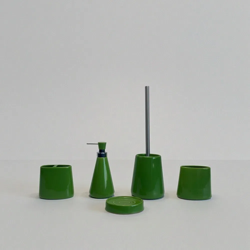 Luxury 5-Piece Ceramic Bathroom Set for Hotel & Home Bathroom