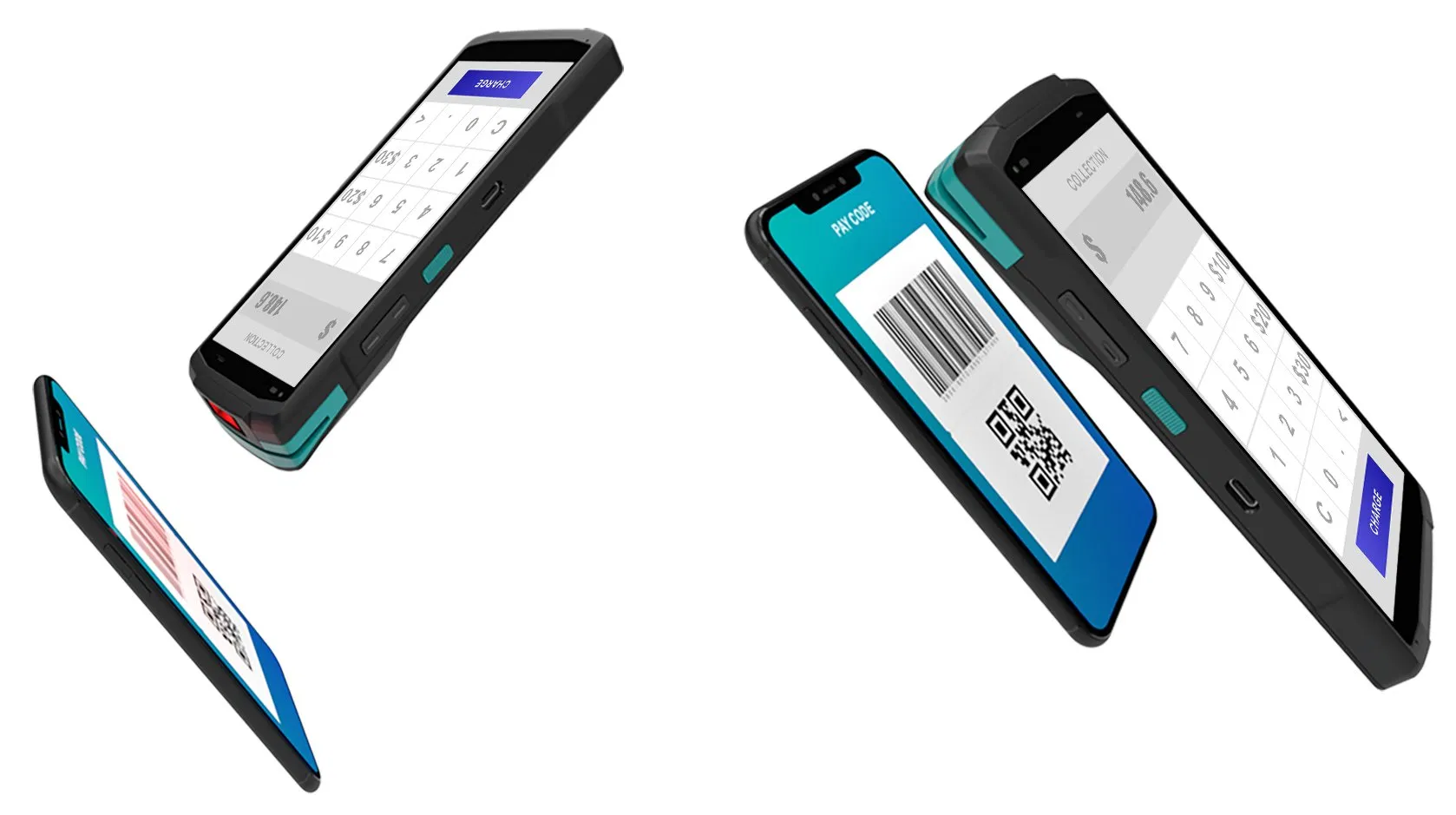 Zhenda Hand Held All in One Smart Android POS Terminal with Barcode and Touch Screen Without Extra Fees