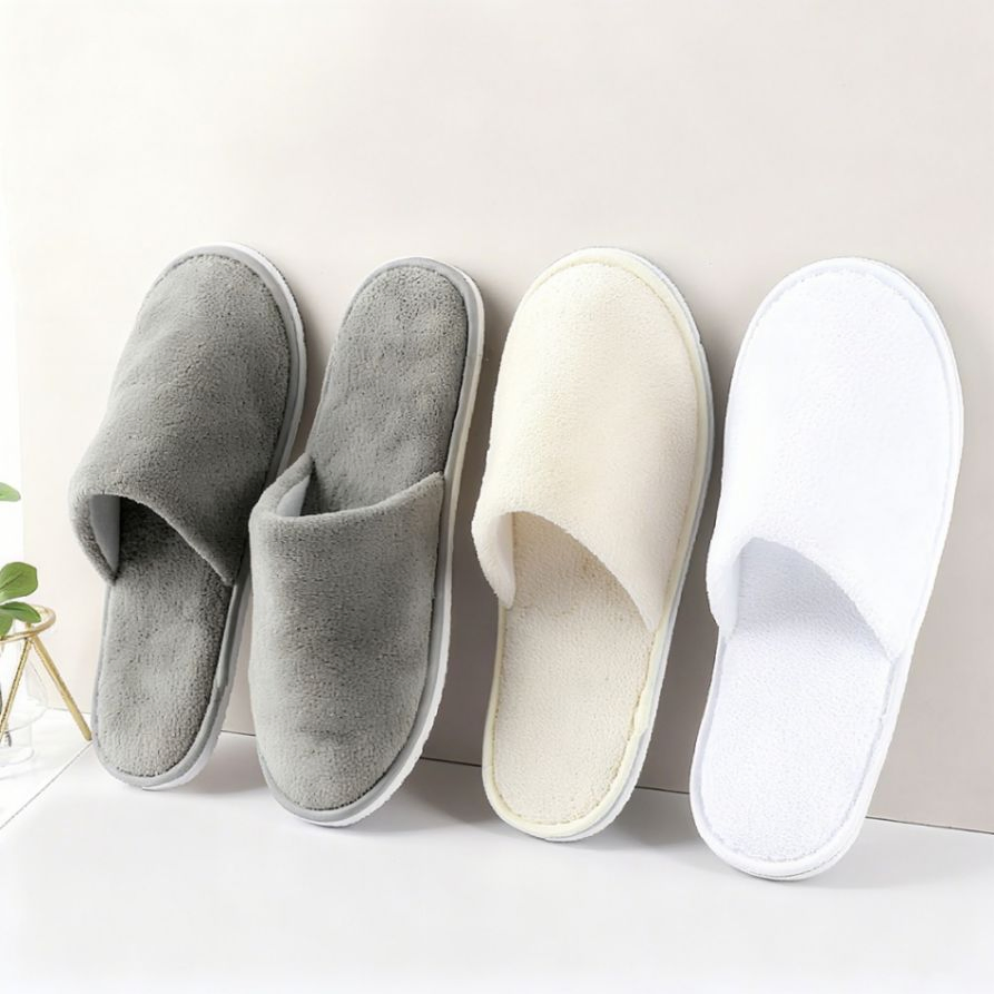 Supply Resorts Hotel Adult Non-Slip One-Size Closed-Toe Non-Slip Sole Slipper Products