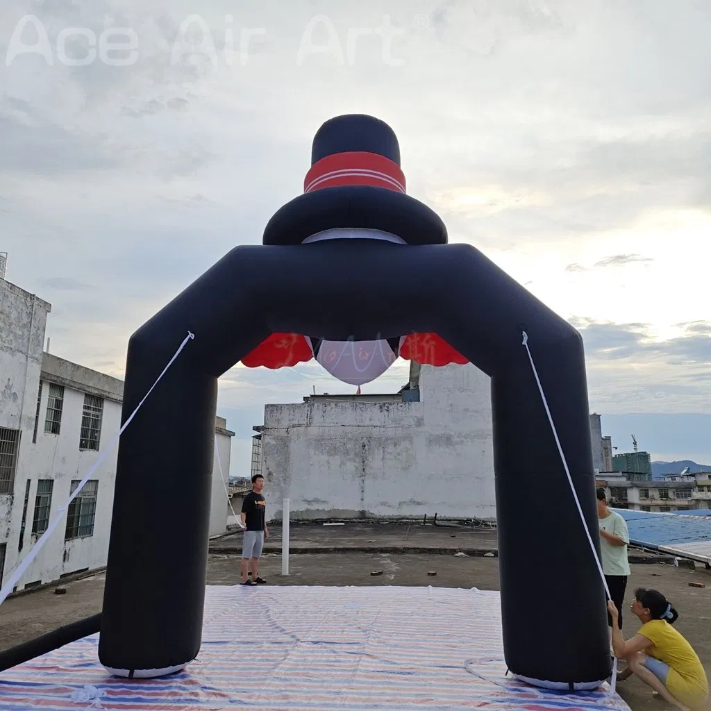 5 Meters High Inflatable Clown Arch Halloween Scary Joker Archway for Decoration
