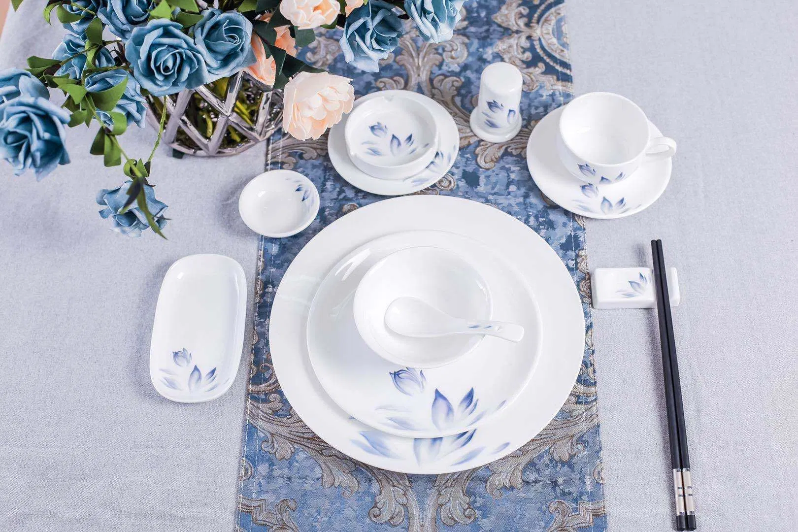 Ceramic Dinner Set with Different Combinations