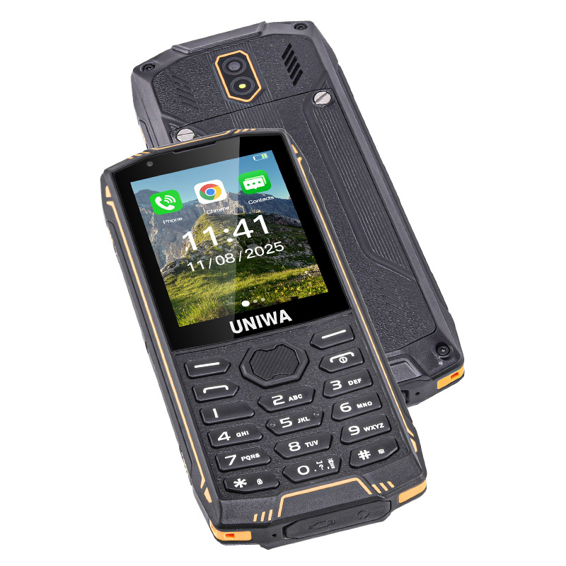 Защищённый телефон Android 11, 2.8 дюйма, 4G, 3+32ГБ