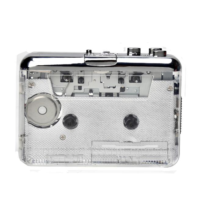 Плеер Ton010 Classic: кассета в MP3, Type-C, прозрачный