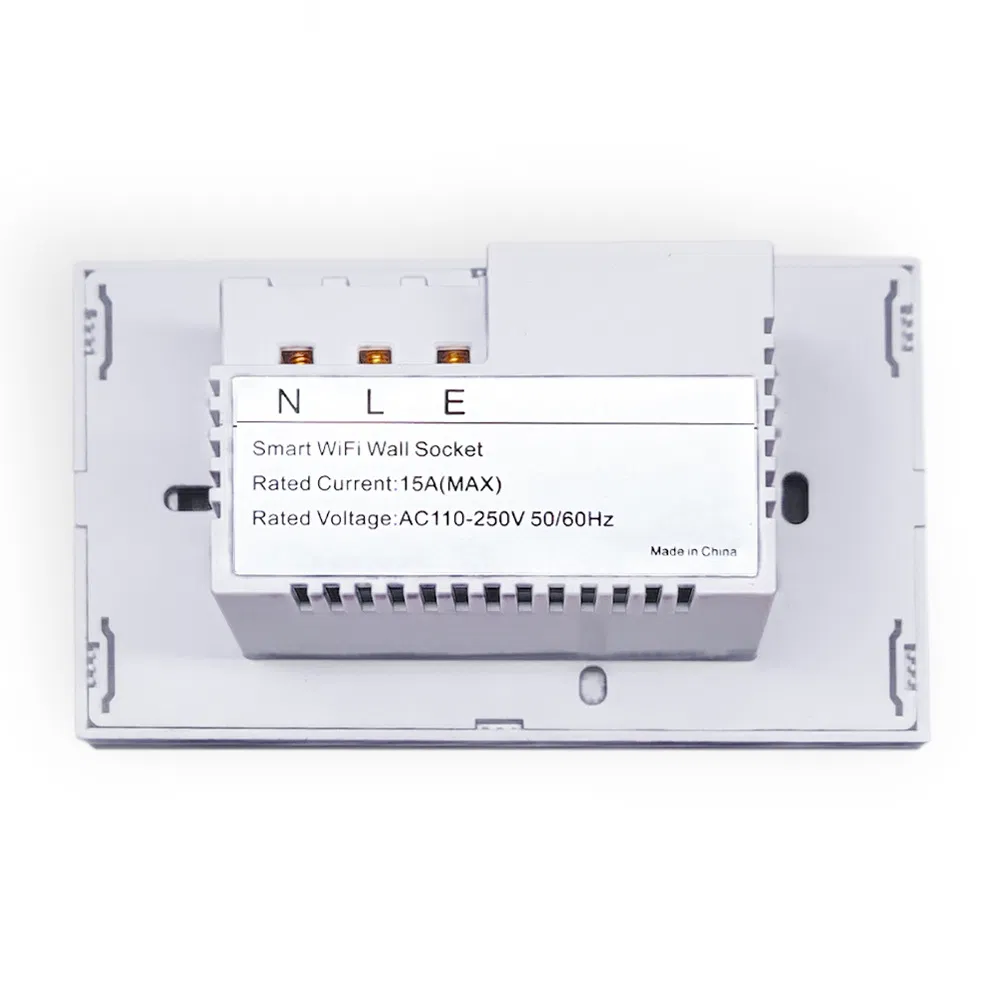 Australian WiFi Smart Dual Socket Wall Socket with SAA Touch Panel Dual Power Supply
