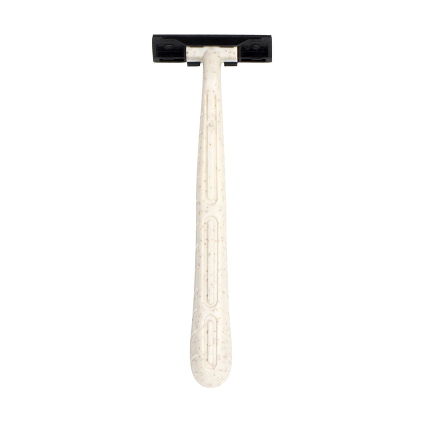 Comfortable Ergonomics Packaging Handle PP Rubber Razor for Spas