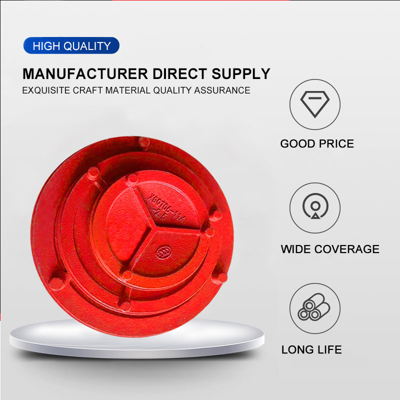 Grooved Ductile Iron Pipe Cap Multiple Sizes