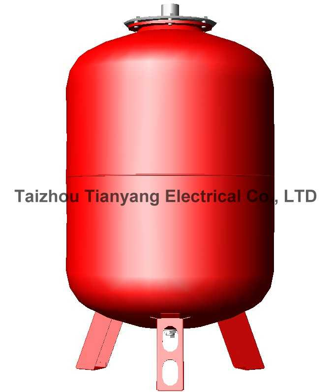 200 Litres Red Replaceable Membrane Heating Expansion Vessel with 1" Connection
