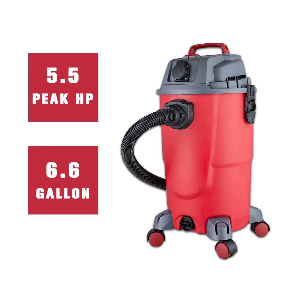 PP Tank Vacuum Cleaner Hot Selling 30L Vacuum Cleaner with Drain for Home Carpet Cleaning