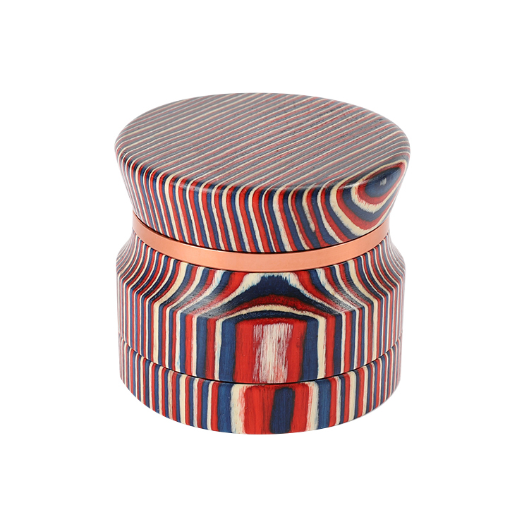 Smoking Accessories 63mm Dry Wood Herb Grinder for Tobacco and Kitchen