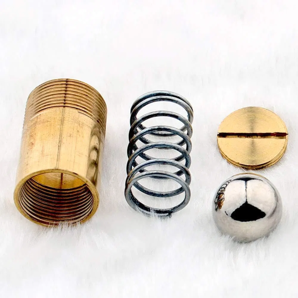 Mdmd-Sn Brass Adjustable Ball Catch, Satin Nickel Finish