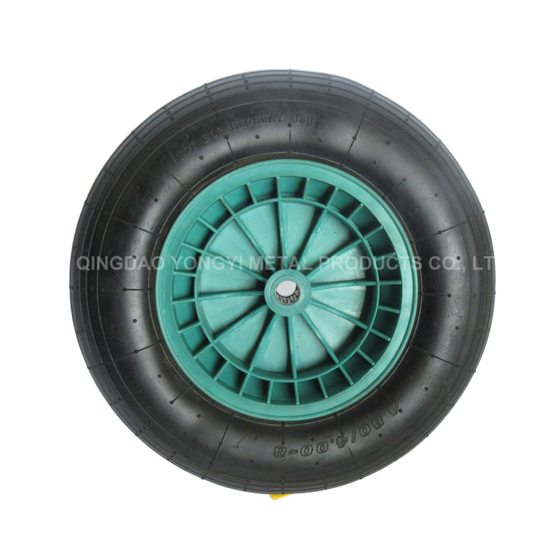 13-Inch 4.10/3.50-6 Tubeless Pneumatic Rubber Wheel Wheelbarrow Wheels