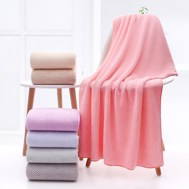 Factory Wholesale Waffle Design Bath Towel for Hotel Beauty Salon Use Cheap Towels