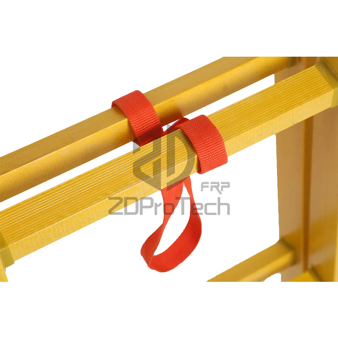 16 FT Fiberglass FRP Platform Twin Step Ladder 300 Lb Load Capacity