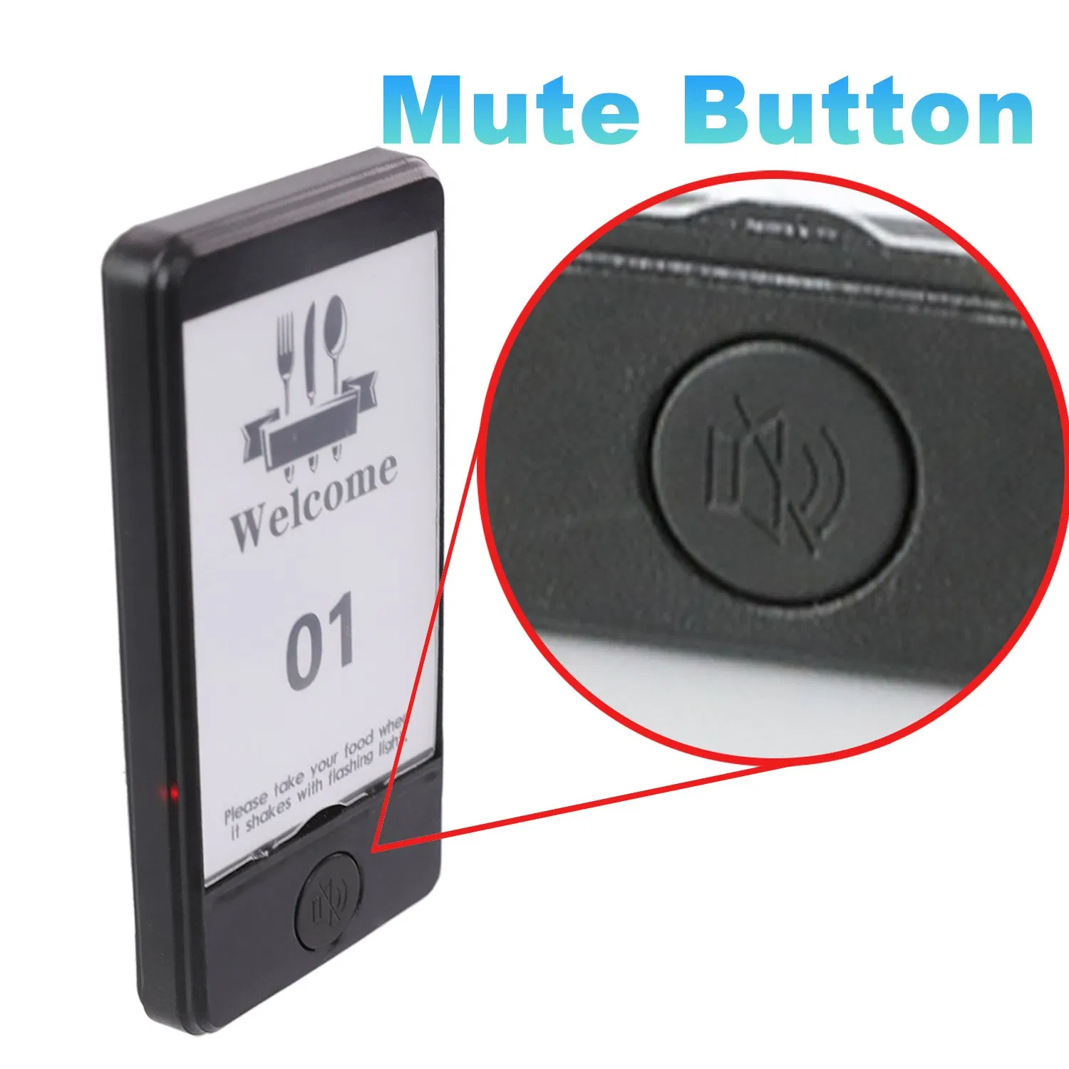 Buzzer Calling System 24 Pagers for Food Truck Wireless Restaurant Pager System