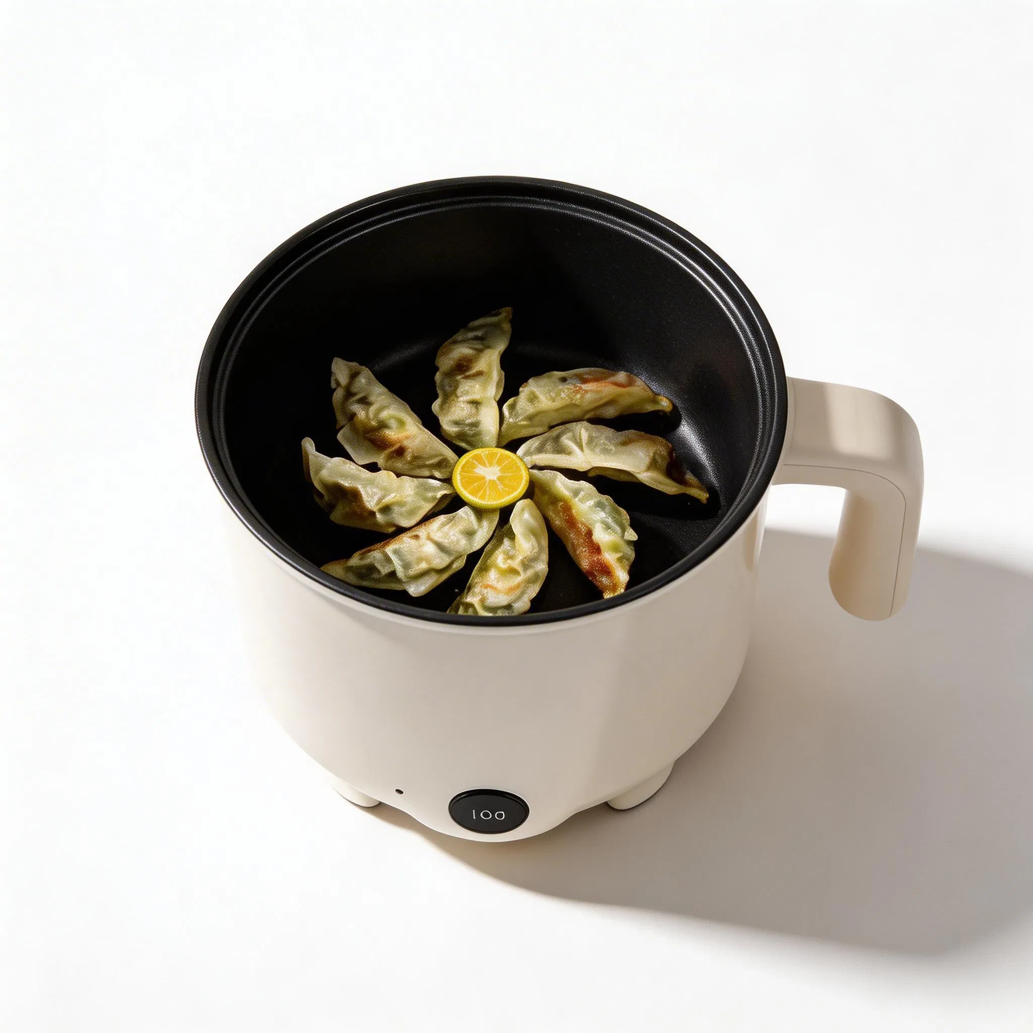Wholesale Hot Small Home Appliances Portable Electric Hot Pot Multi-Purpose Non-Stick Stainless Mini Soup Pot Cooker Electric Skillet Electric Cooking Pot