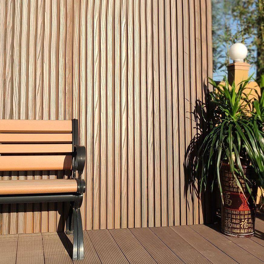 Factory Price Outdoor Wall Cladding 3D Wood Grain Surface Wood Panels Wall