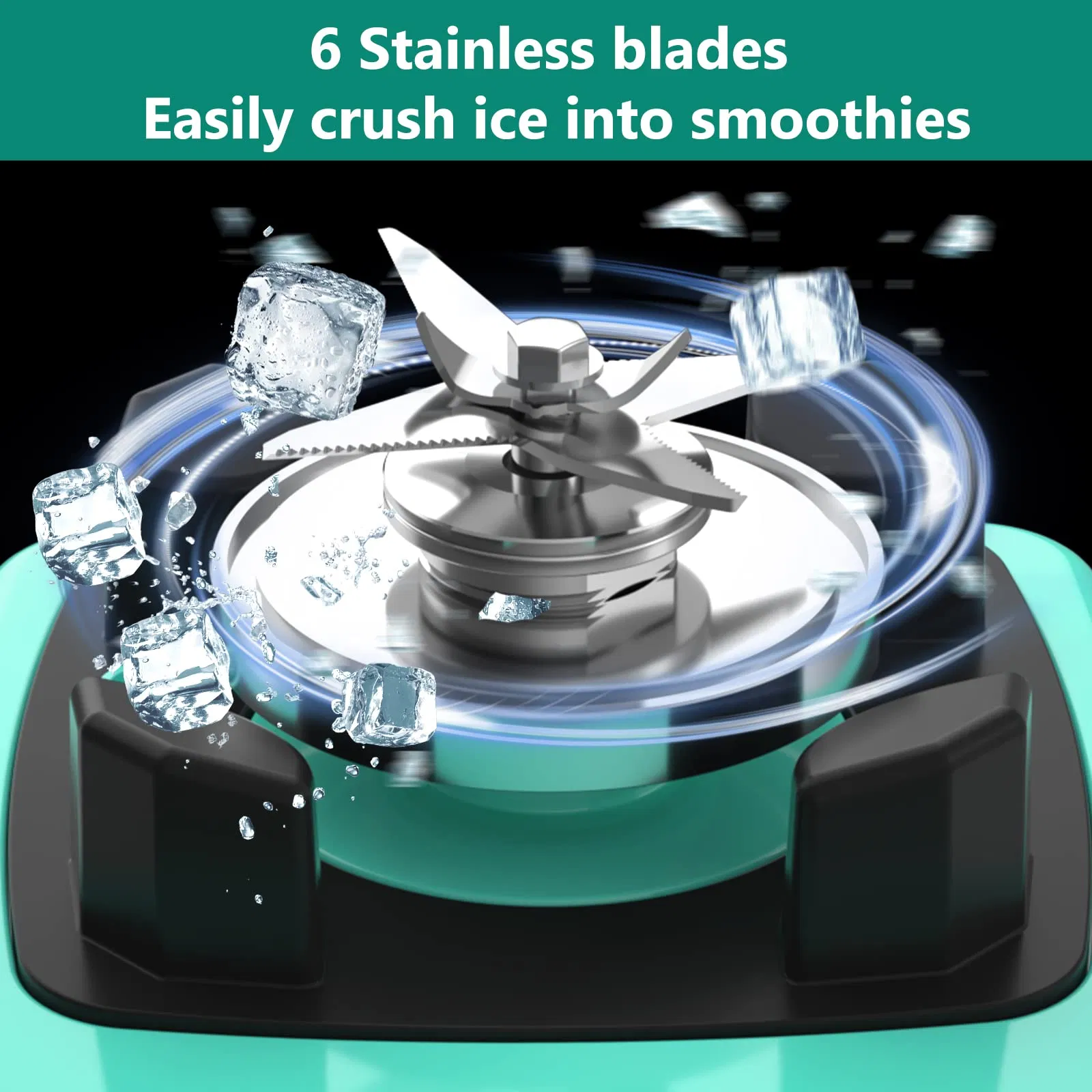 Factory Outlet Durable Stainless Steel Blades Professional High Speed Countertop Food Blender