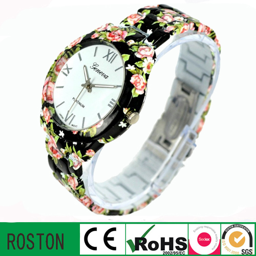 Japan Movt Controled Quality Colorful Plastic Watch