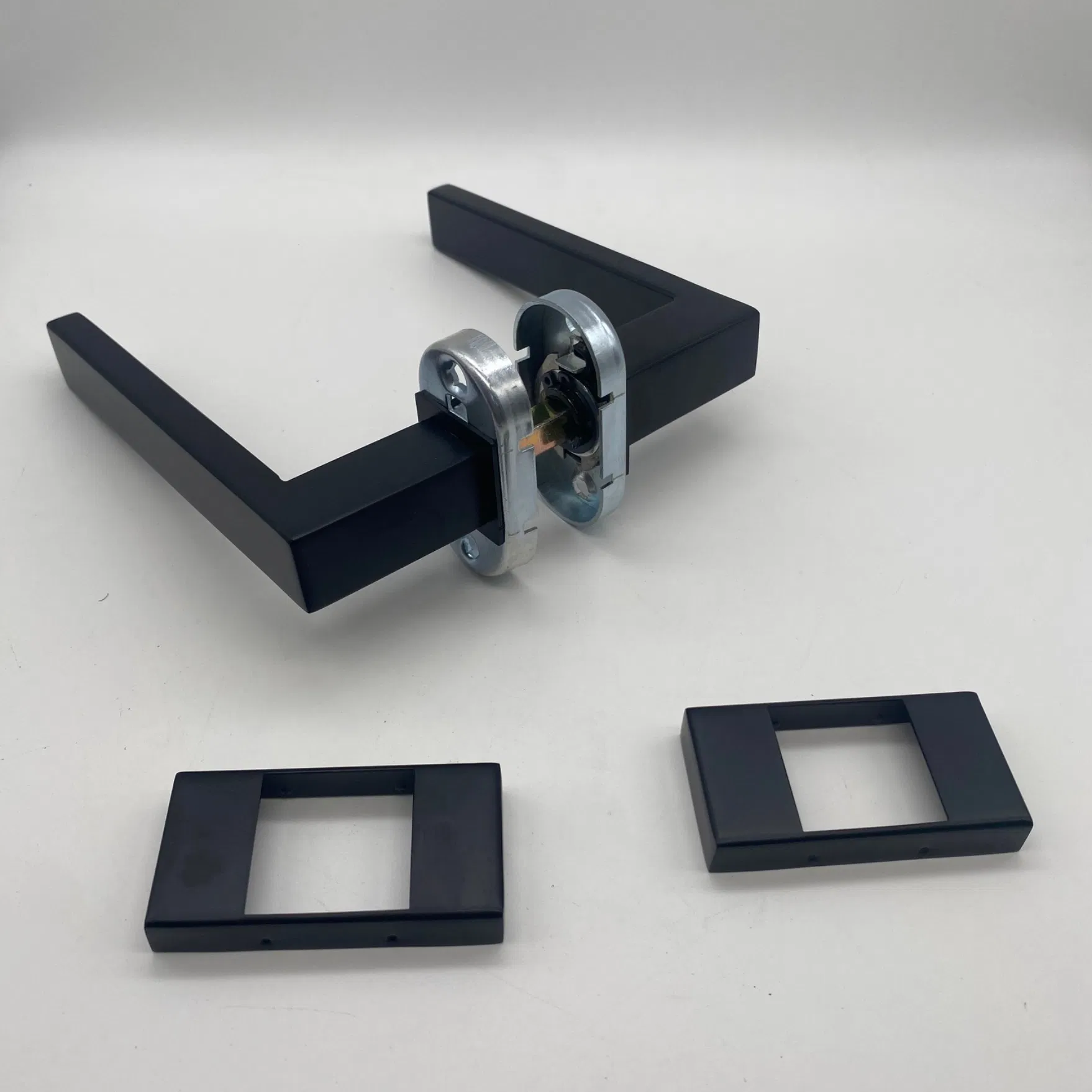Customized Door Hardware Matt Black Interior Door Handles