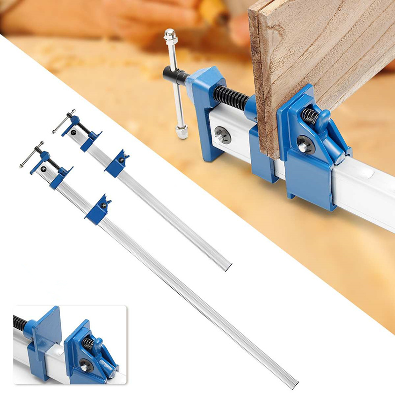 60"Aluminum Alloy T Clamp Heavy Duty F-Clamp Bar Clamp for Woodworking Wood Clamping Carpenter Clamps