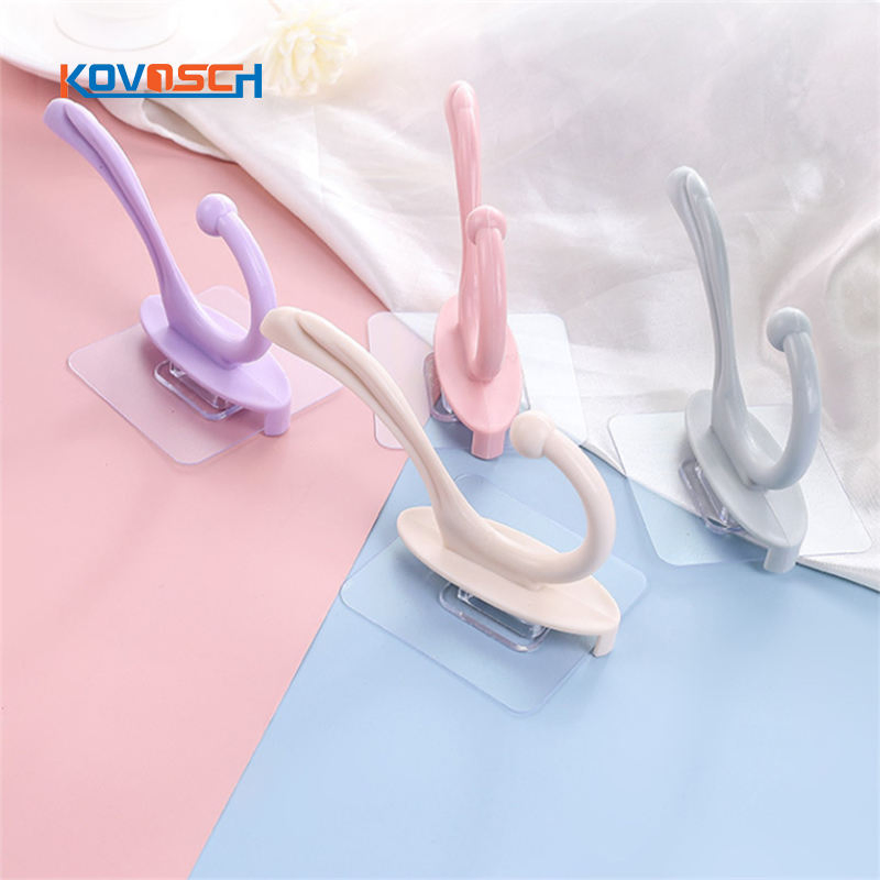 Wall Mount Hook Kitchen Modern Self Adhesive Bathroom Clothes Robe Hook