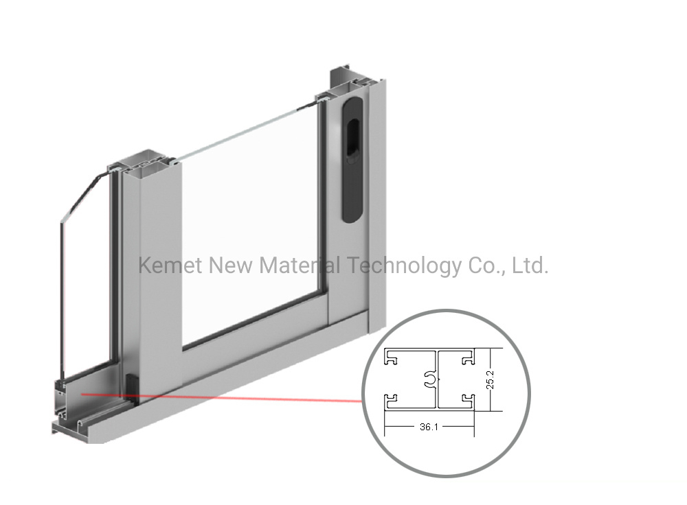 Sliding Awning Window Aluminum Window Profile 4040 T Slot Powder Coated