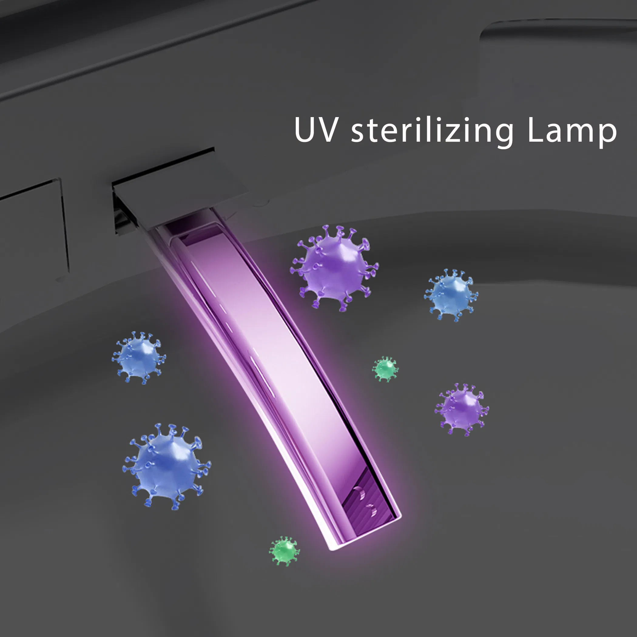 Creative Gray Egg Shape Smart Toilet Floor Mounted Automatic Toilet Intelligent Toilet