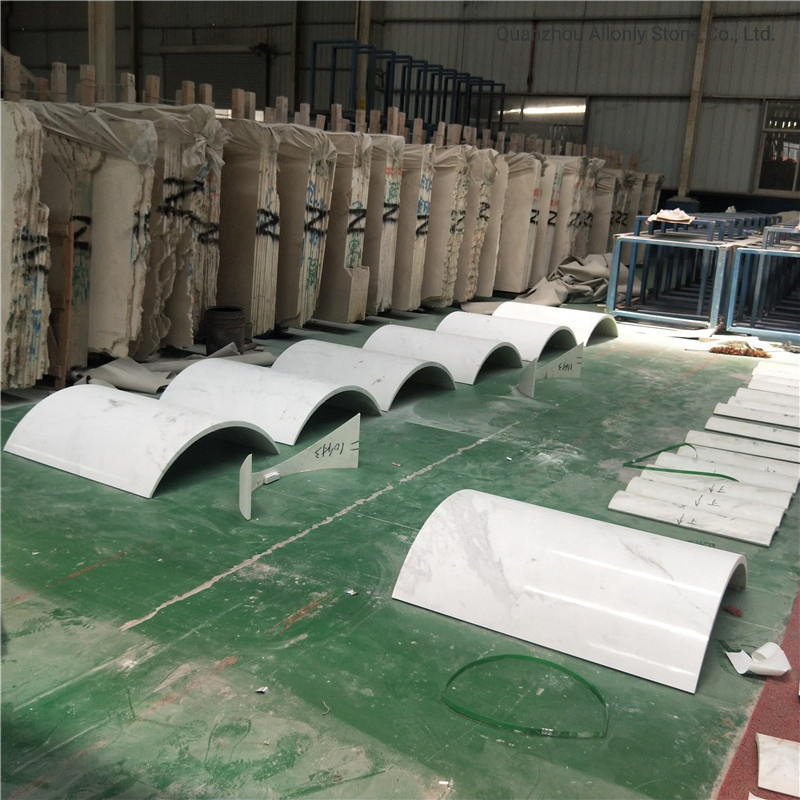 Wholesale White Marble Round Pillar Decorative Stone Columns