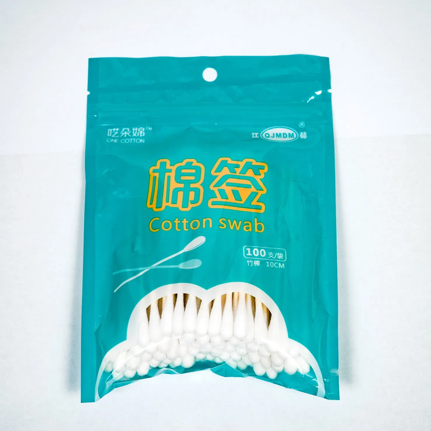 Bambo Stick Pointed and Cylinder Head OEM Cotton Swab Qtips for Cleaning