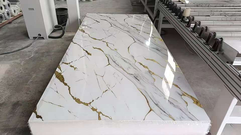 Marble UV Coating PVC Sheet PVC UV Marble Sheet 3mm PVC Marble Sheet