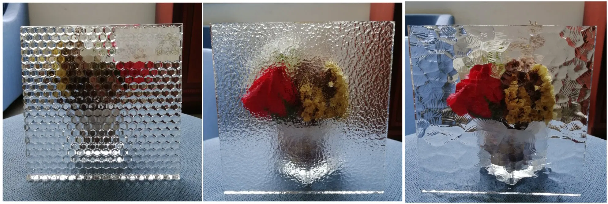 3/4/5/ 6mm Clear Rolled Figured Patterned /Tempered Decorative Glass for Window/Shower Room