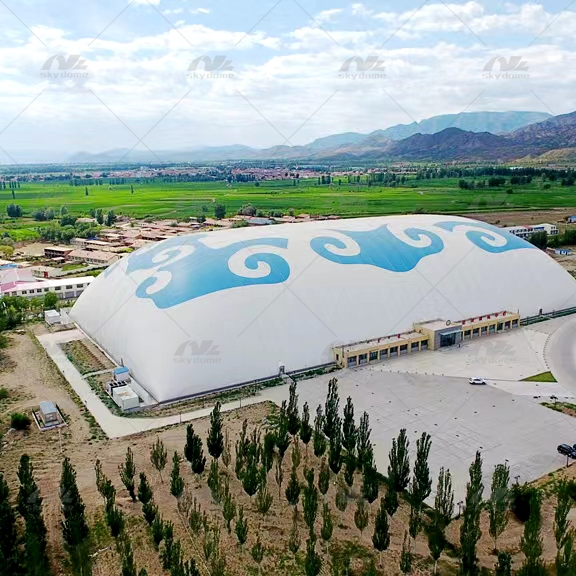 PVC Coated Inflatable Dome for Basketball and Badminton