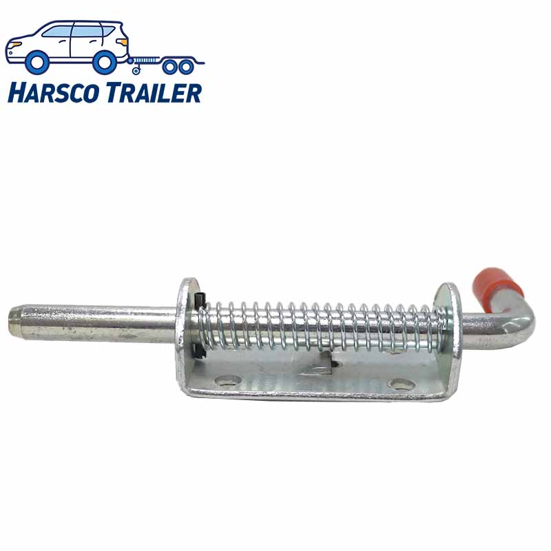 Spring Bolt Z/P 10mmX135mm For Trailer Horsebox Lorry Shed Gate Tailgate