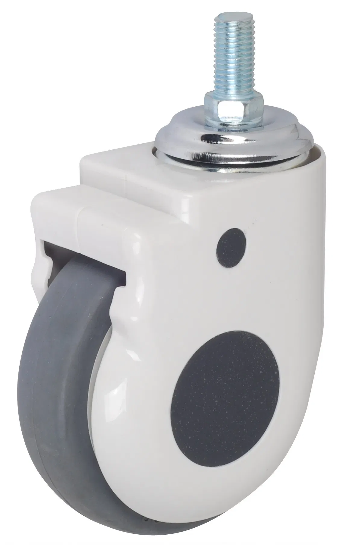 100mm/125mm Ball Bearing Polyurethane Wheel ABS Cover Hospital Bed Caster