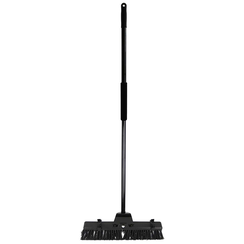 Esun Long Handle Stiff Bristles Heavy-Duty Outdoor Commercial Broom for Cleaning Bathroom