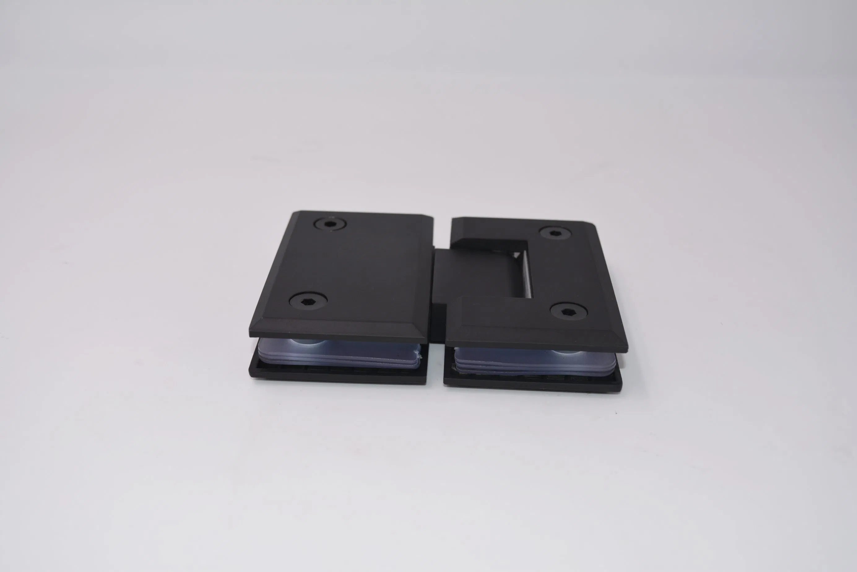 Keyi Metal Kb-180j Stainless Steel Shower Door Glass to Glass Black Glass Hinge