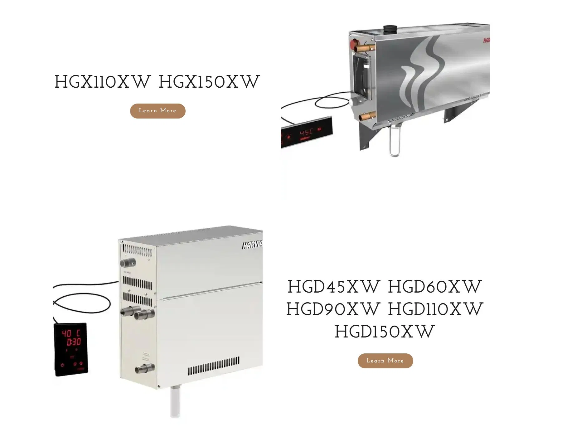 Парогенератор Harvia HGX для сауны, 2.2 кВт, нержавеющая сталь