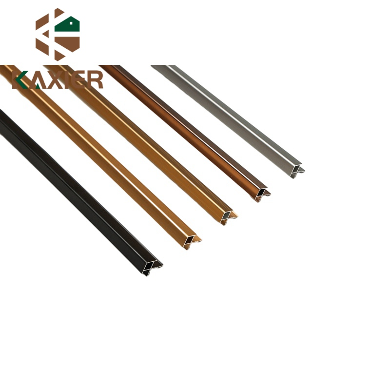 Wall Panel Profile for Sale Aluminum Anodize 8mm 6mm 4mm Black Silver Gold