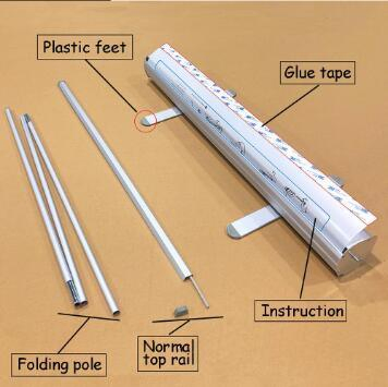 Industrial Rollup Display Stand Outdoor Christmas Decoration Roll up Banner