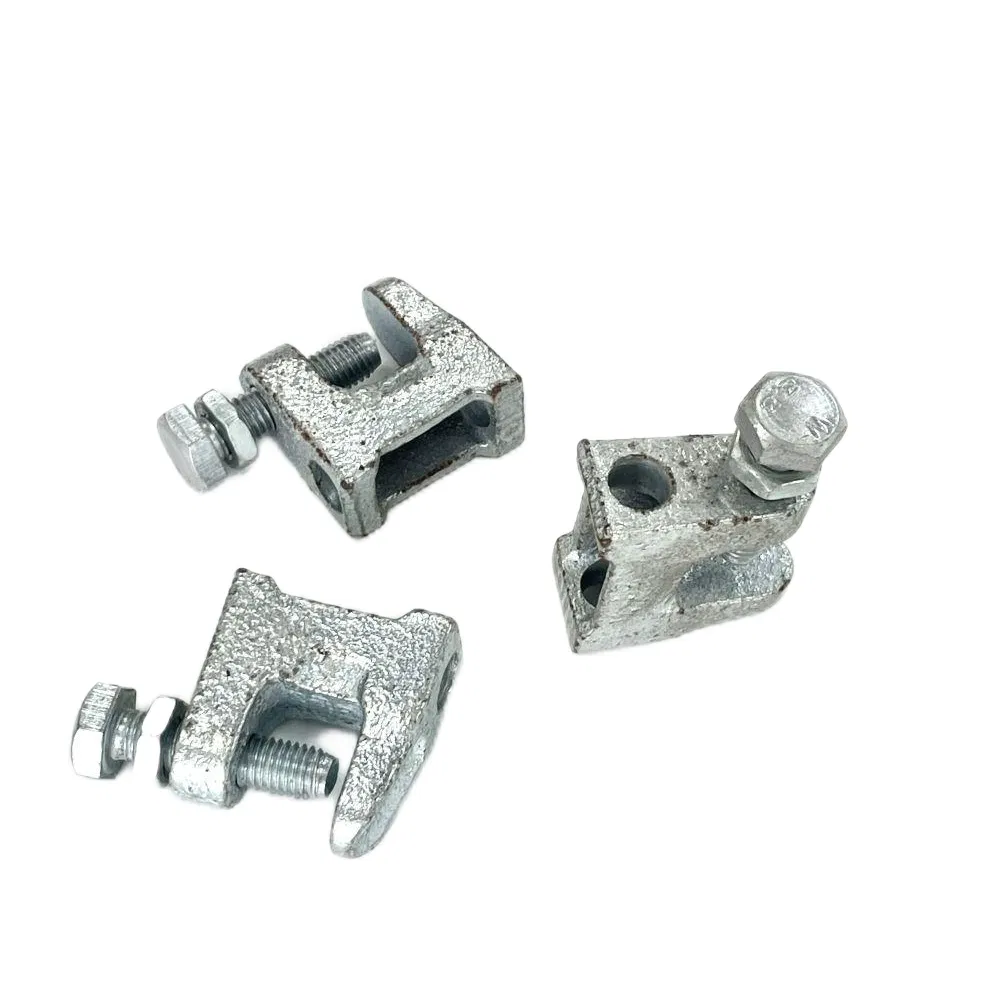 High Quality Strut Galvanized Reversible Malleable Beam Clamp Pipe Fitting