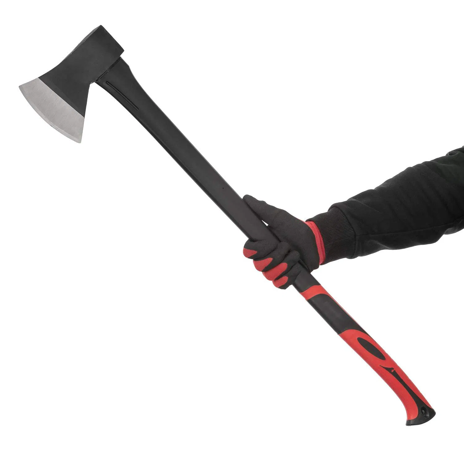 Wood Chopping Axe 2.8 Lbs Long Tree Felling Ax Firewood Cutting