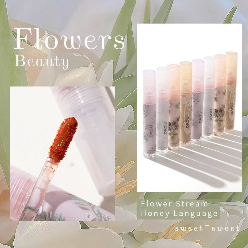 Custom Logo Design Wholesale Pigmented Lip Gloss Glossy Shine Lipgloss Cosmetics