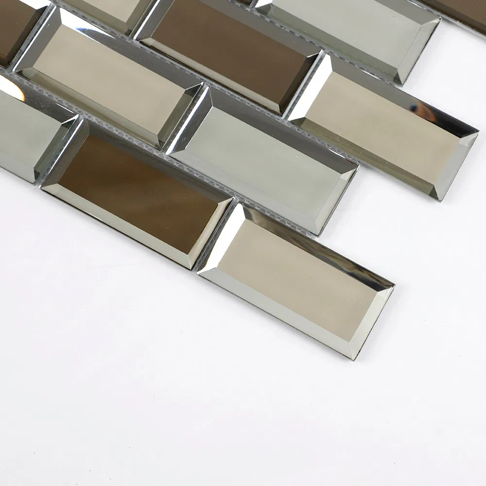 Premium Waterproof Mini Square Glass Tiles for Kitchen & Bathroom