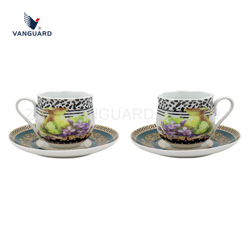 Набор чашек для кофе эспрессо из фарфора Bone China