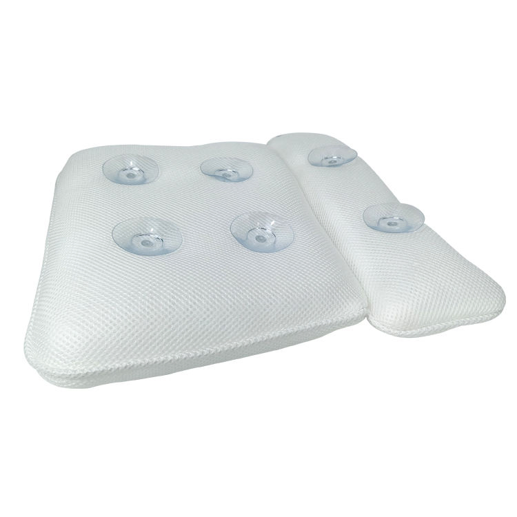Hydrorelax New Pattern Ergonomic Pillow 3D Air Mesh Washable Breathable Bath Tub Pillow