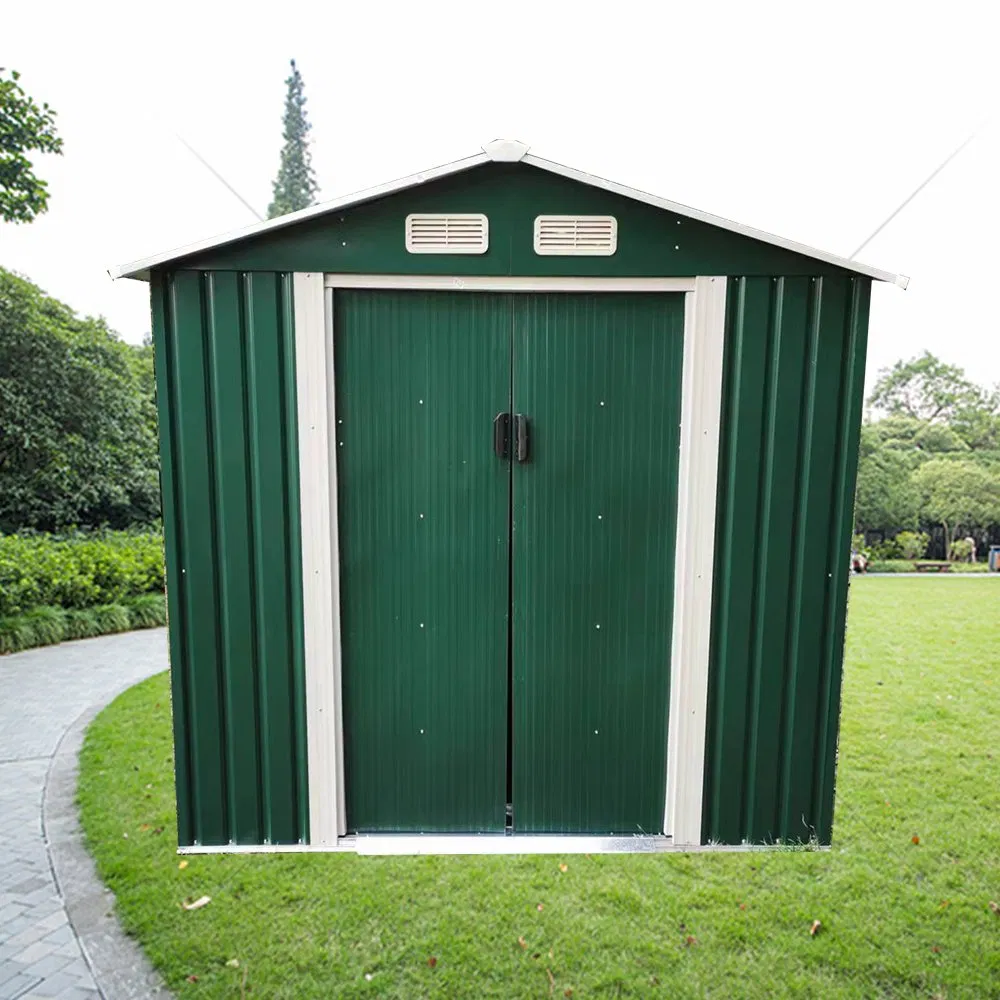 Wholesale 6X4 Feef Steel Garden Storage House Tool Metal Shed Outdoor Waterproof