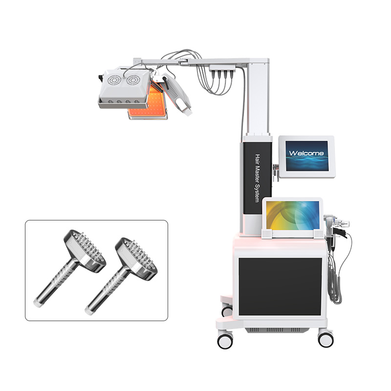 Professional 5 in 1 Scalpmassager Brush Analyzer Machine for Hair Care Red Light Laser Therapy Hair Regrowth Therapy Machine